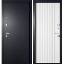 Дверь мет. METIX 28 Букле черный