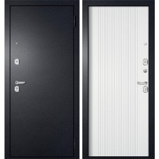 Дверь мет. METIX 28 Букле черный