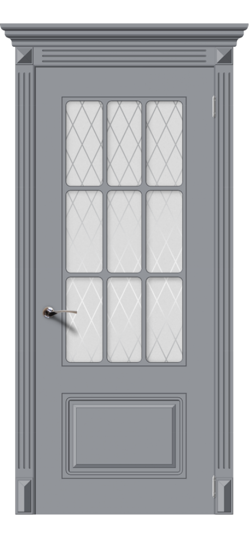 Серые двери со стеклами